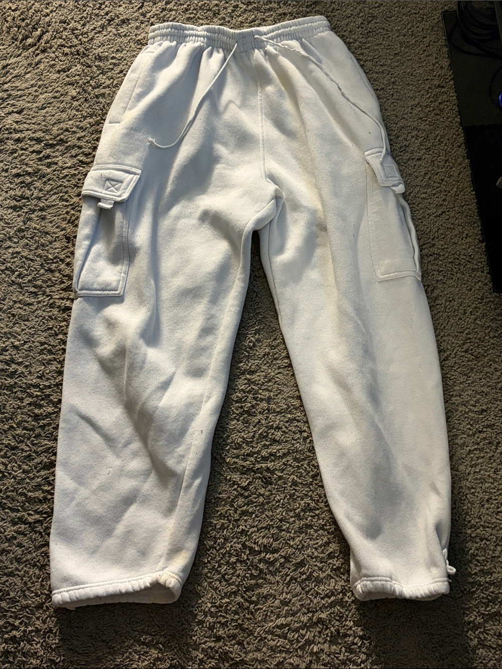 White sweatpants